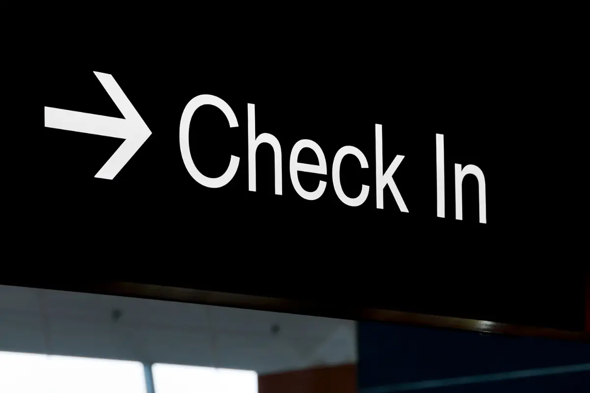 Parkplatzbuchung Checkin