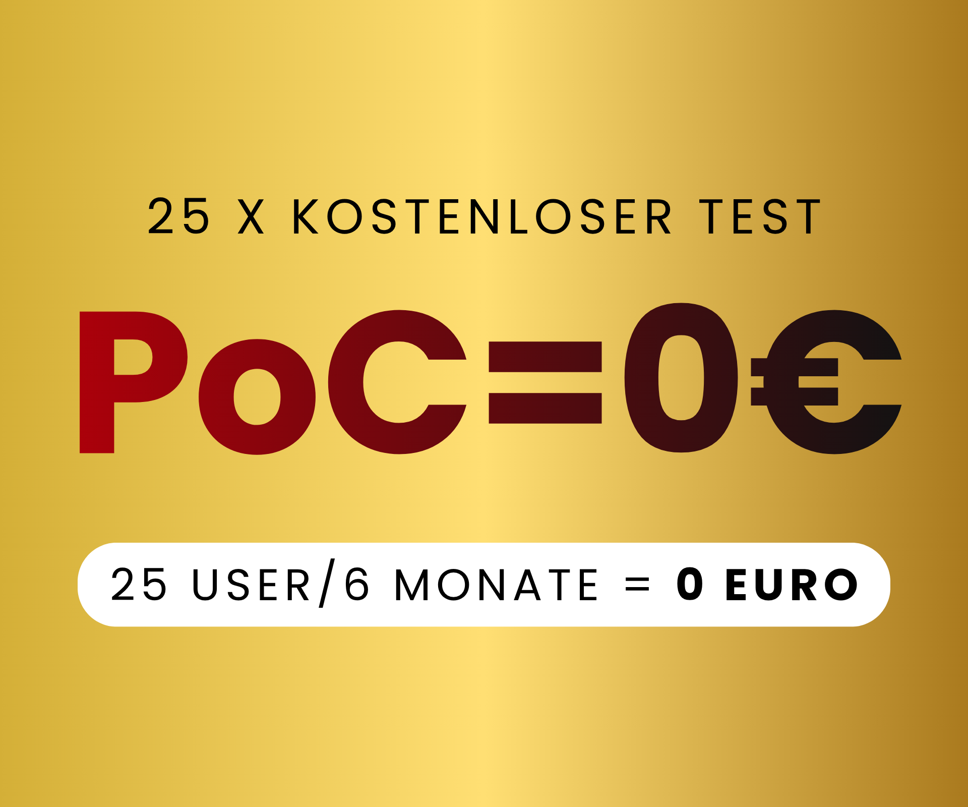 25 Jahre Aktion: 25 kostenfreie Proof of Concepts