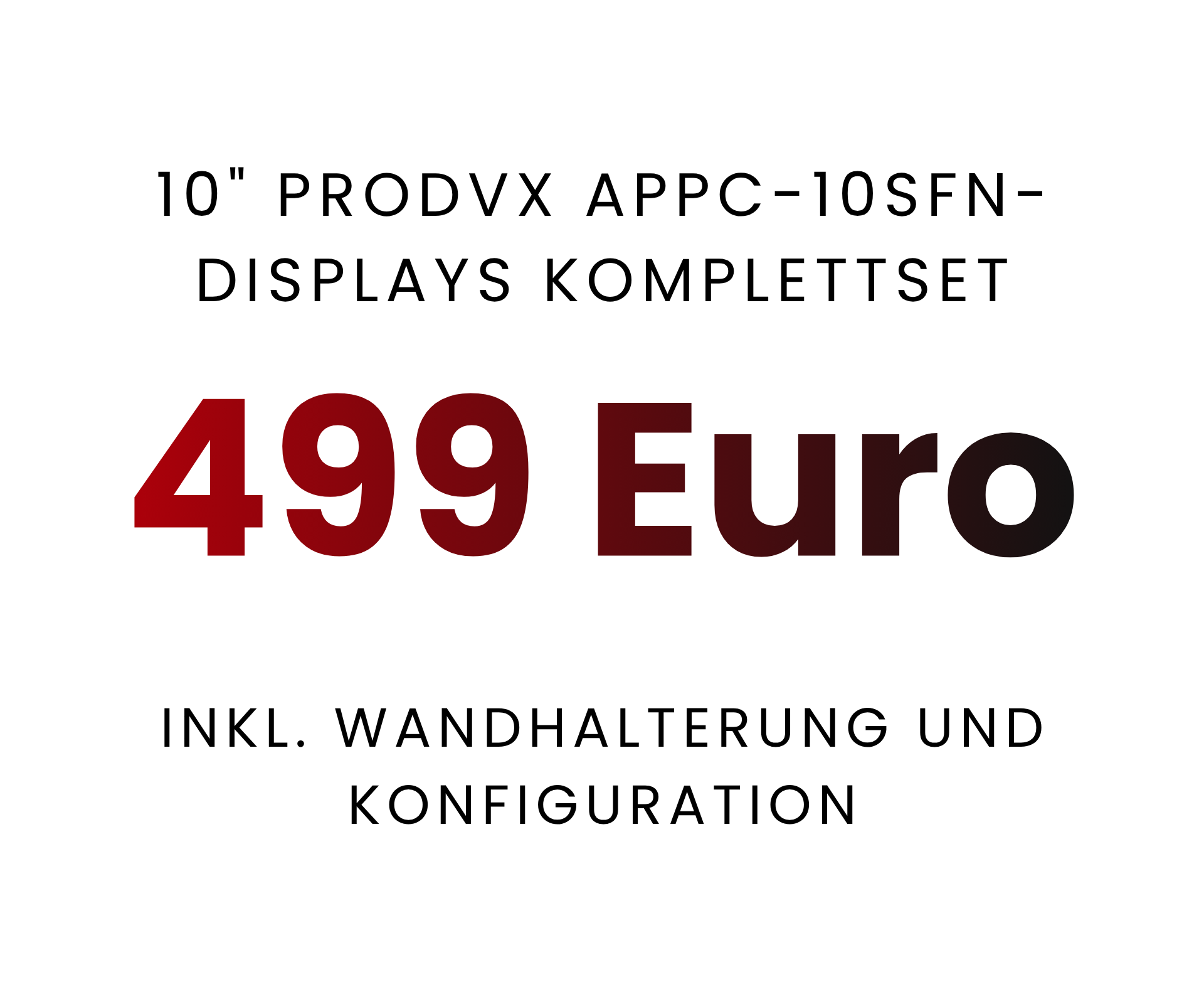 Displayaktion_25Jahre proDVX Aktionsangebot